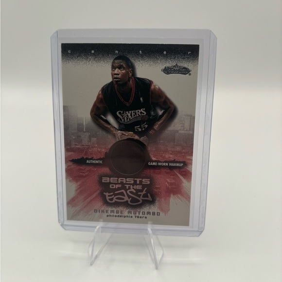 2001-02 FLEER SHOWCASE DIKEMBE MUTOMBO BEASTS OF THE EAST RELIC 76ERS. - Picture 1 of 2